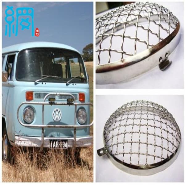 7_ Headlight Stone Guards For Bay Window VW Bus 68 to 79